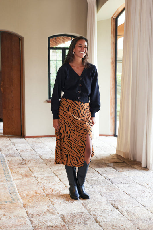 Greta Cardigan in Black - Osadia Concept Store