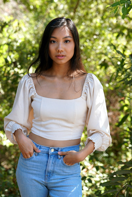 Liv Crop Top | Solid - Osadia Concept Store