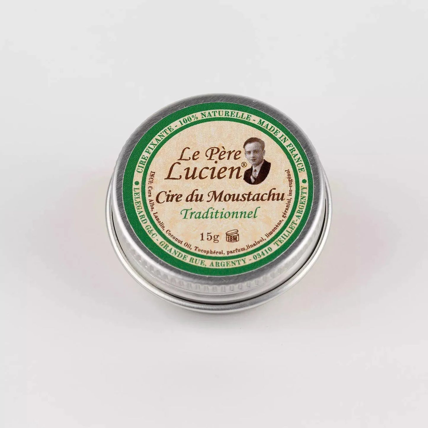 Le Pere Lucien Traditionnel 100% Natural Mustache Wax 30Ml