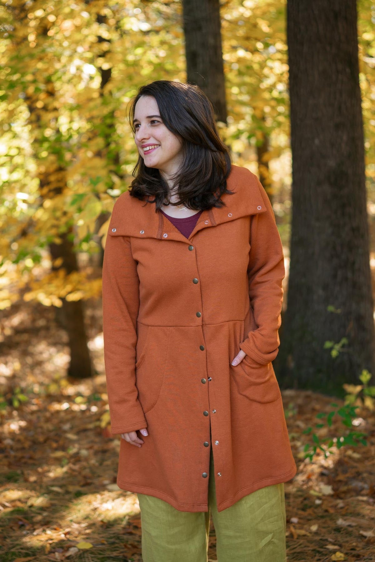 Gale Jacket in Rust
