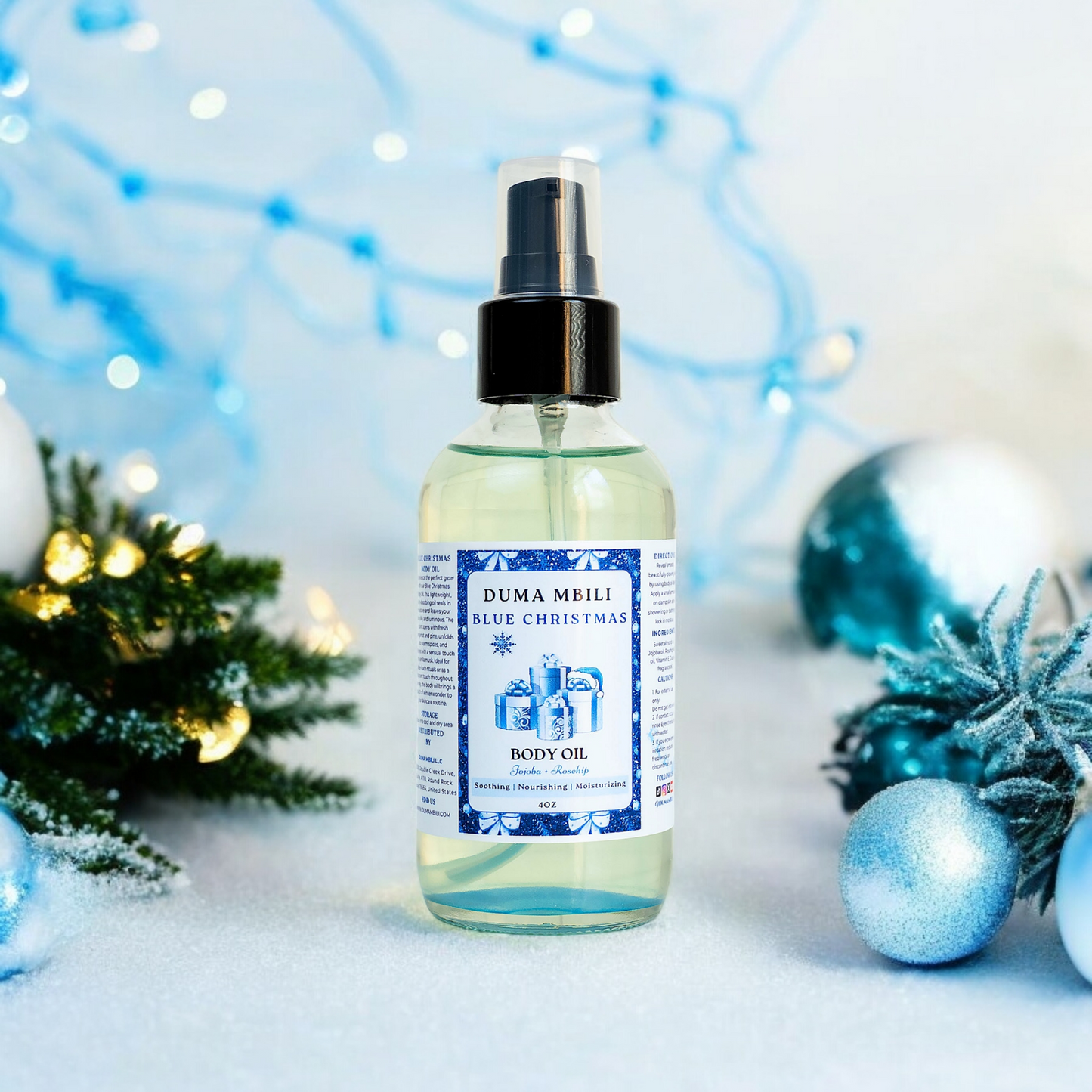 Blue Christmas Body Oil