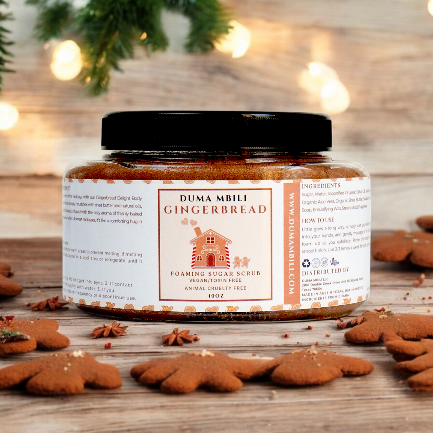 Gingerbread Foaming Sugar Scrub