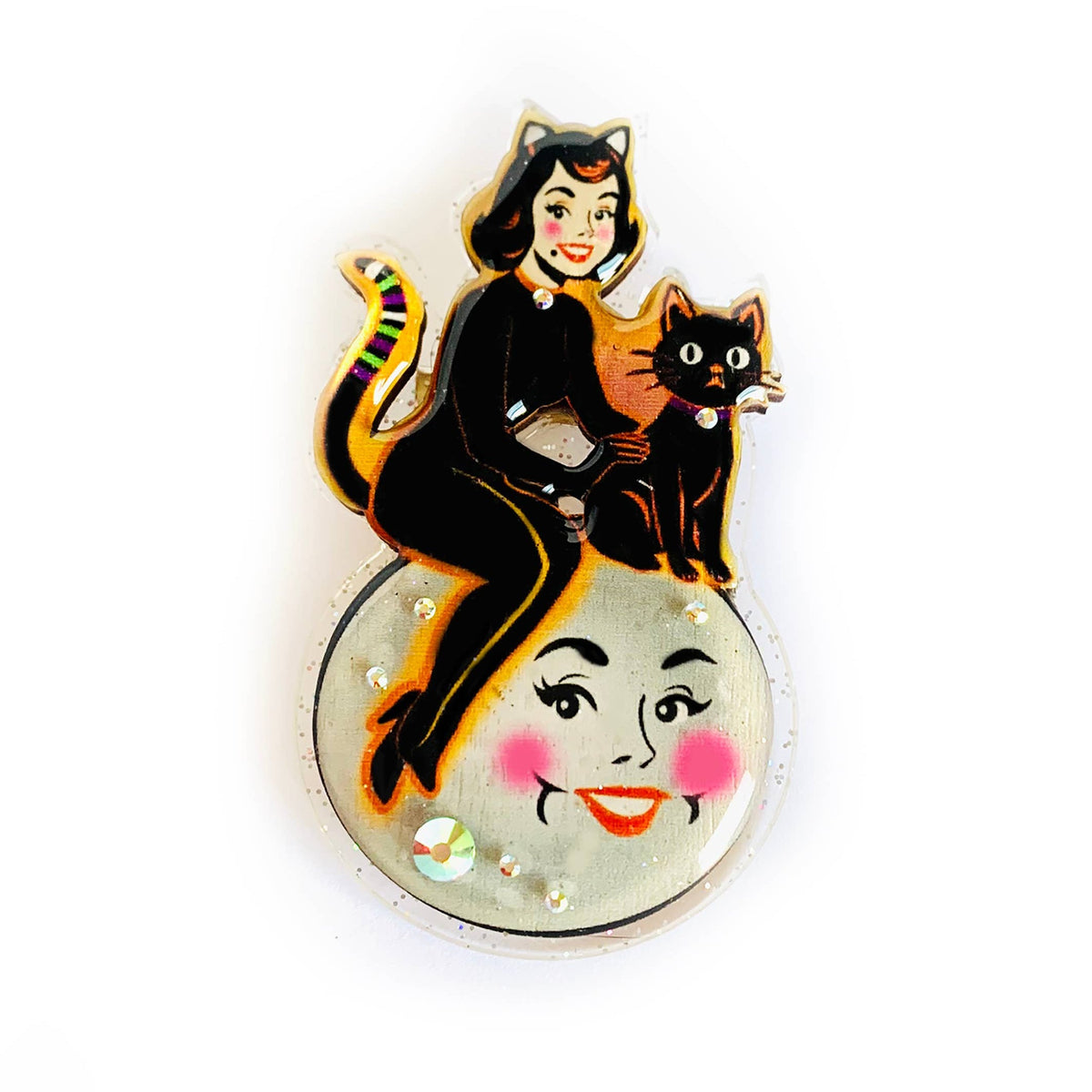 Retro Halloween Statement Brooch