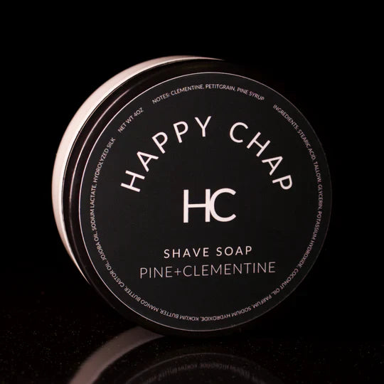 Happy Chap Pine + Clementine Shaving Collection