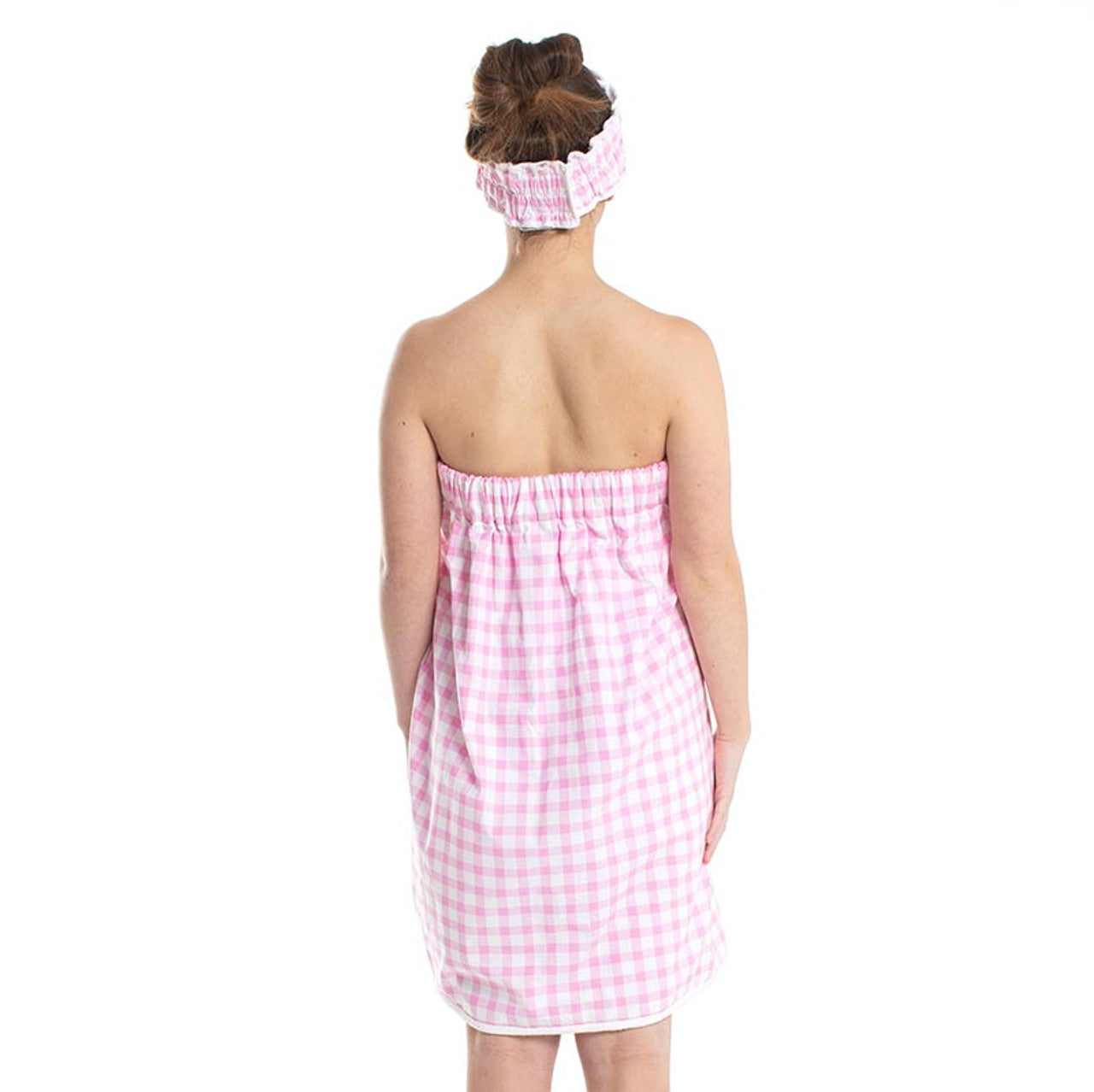 Pretty Seersucker Spa Headbands | Cozy Hair Bands For Makeup and Skincare