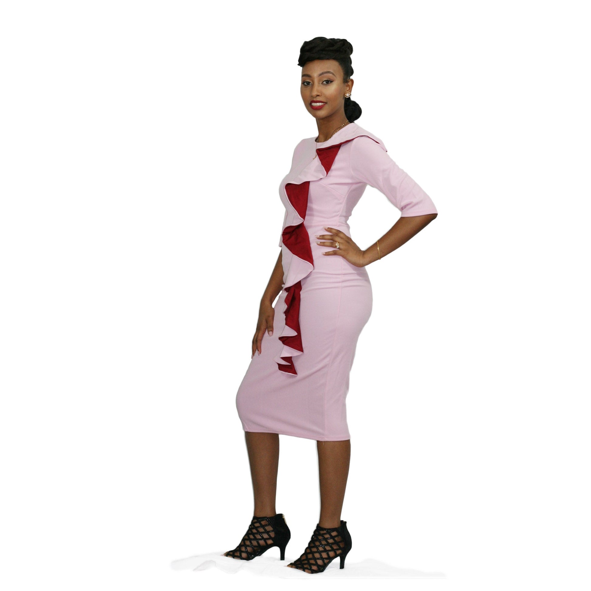 casual dashiki dress Red XOXO Pattern Cotton Dress with Headwrap, Casual Nigeria Tie Dye Dashiki, Adire Patchwork Clothing, Valentine African Party Gift for Her