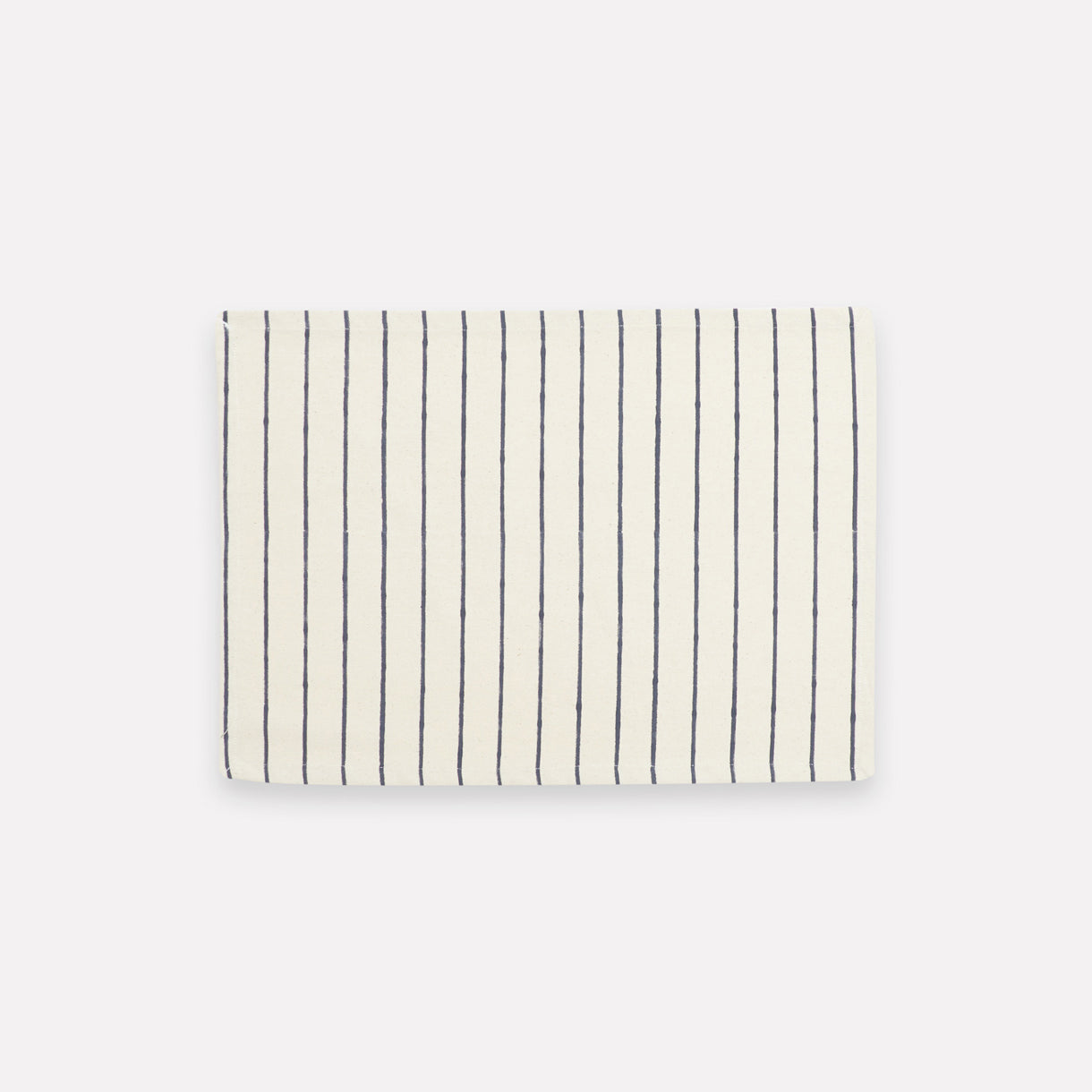 Block Print Placemat Set | Navy Stripe