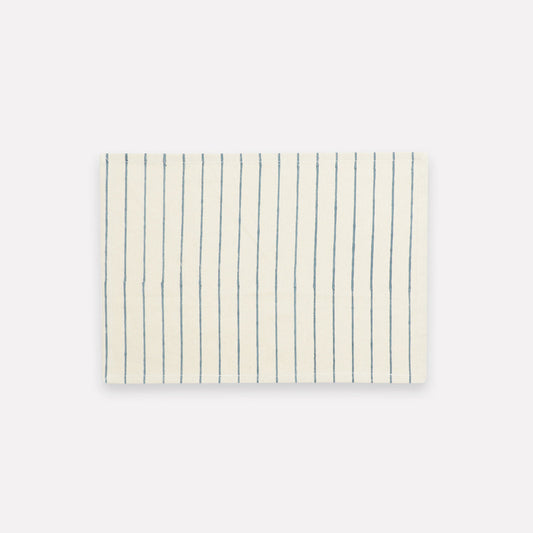Block Print Placemat Set | Spruce Stripe