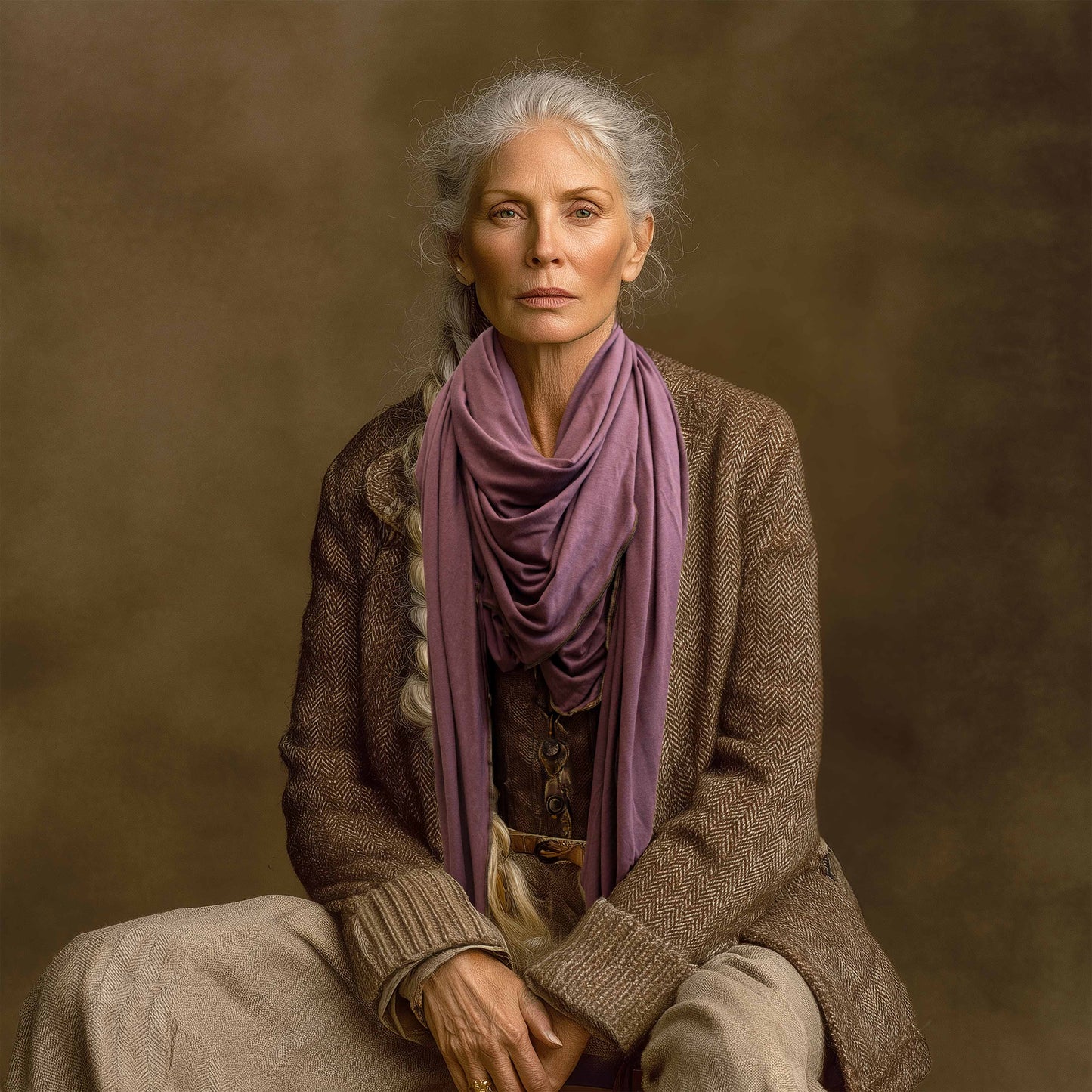 Plum Wisp Snuggle Scarf - Osadia Concept Store