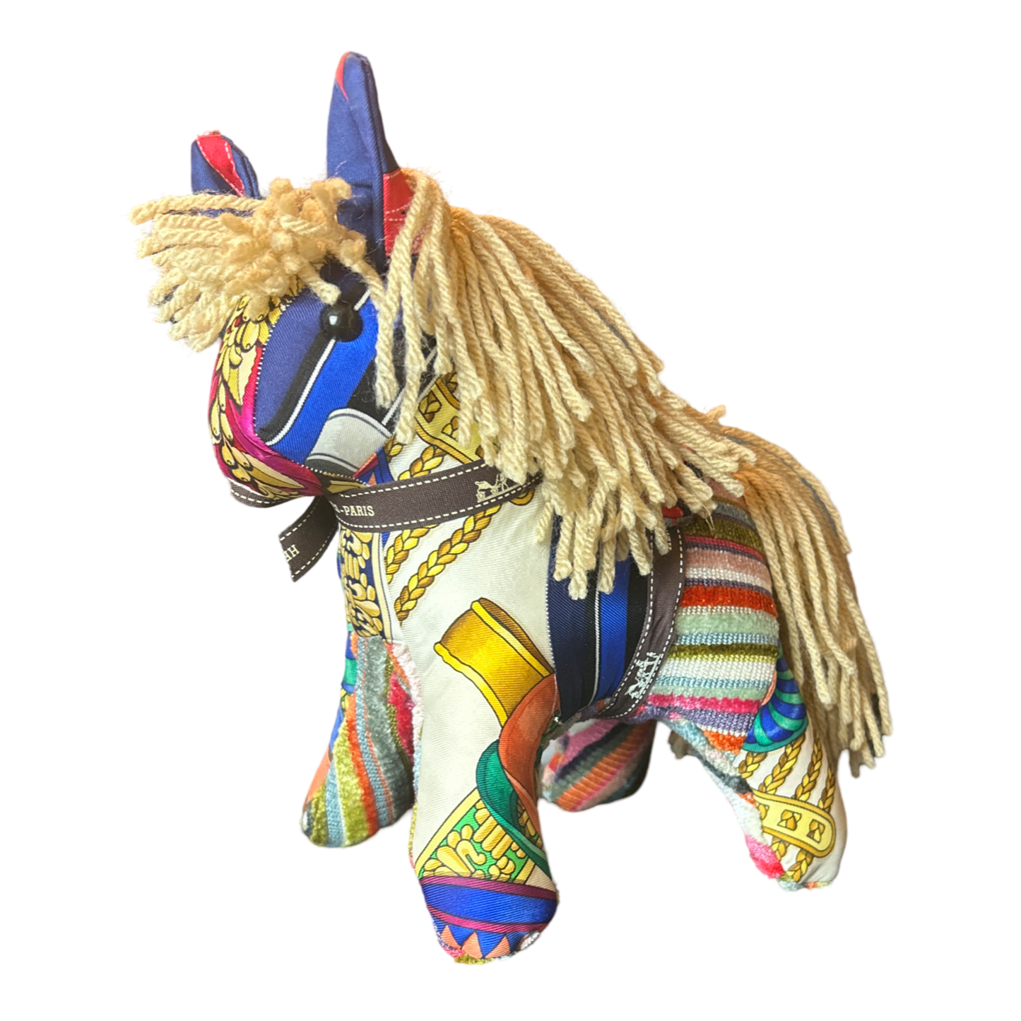 Vintage Silk Scarf Patchwork Pony