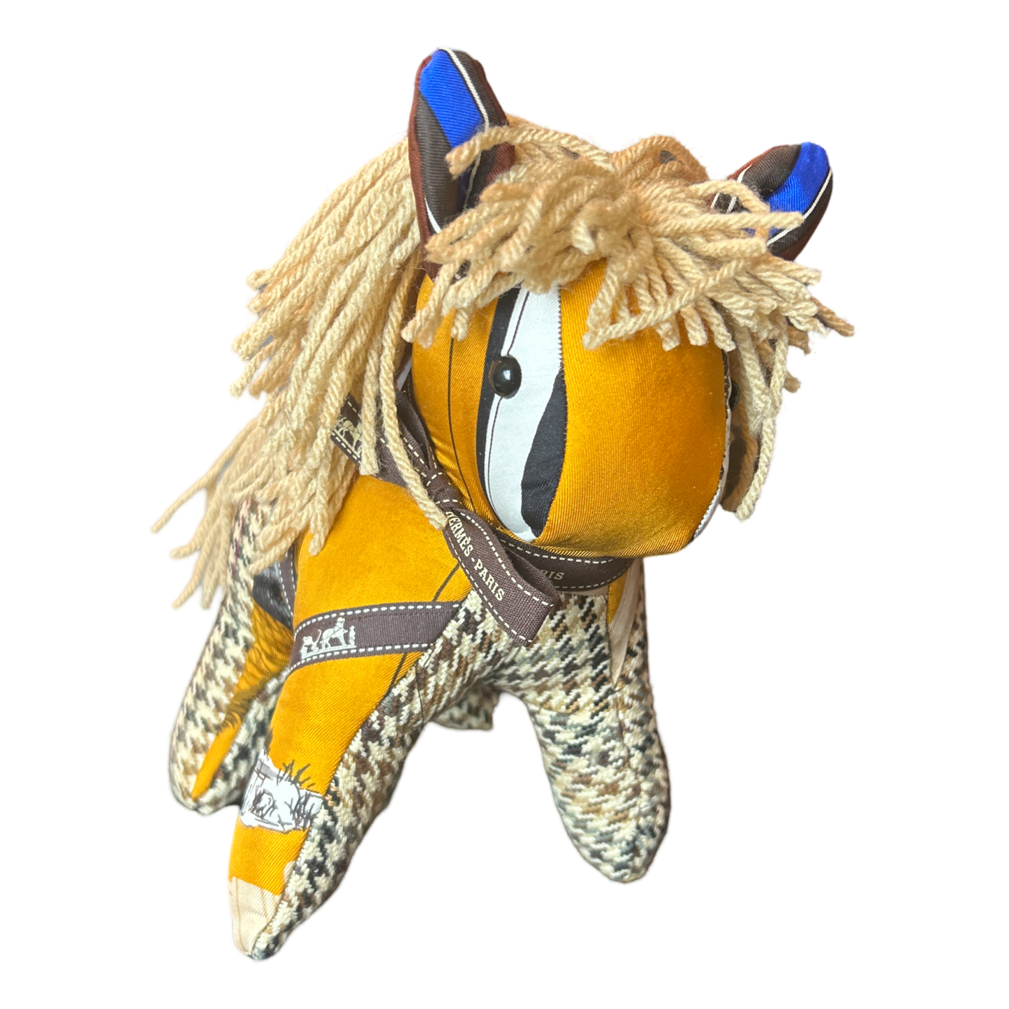 Vintage Silk Scarf Patchwork Pony