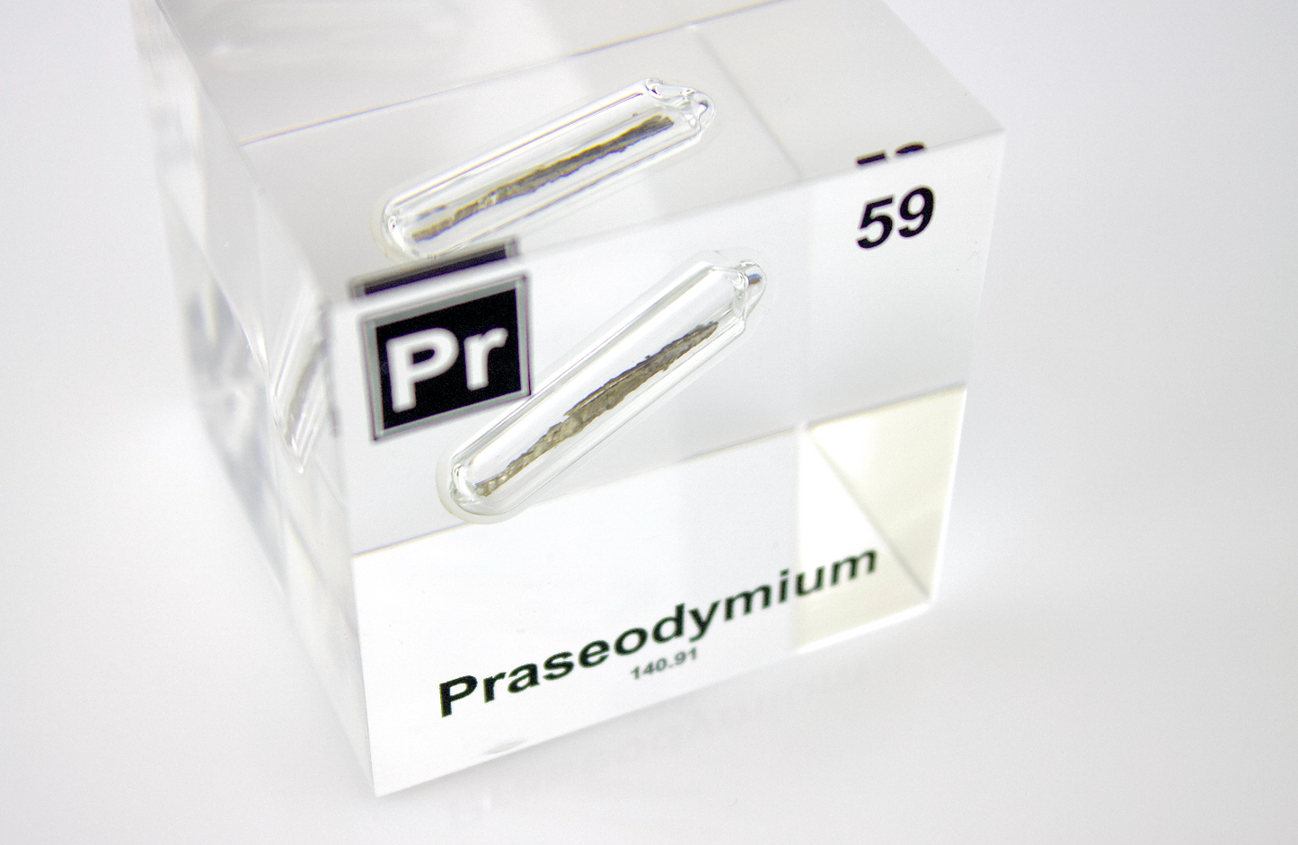 Praseodymium Element Cube