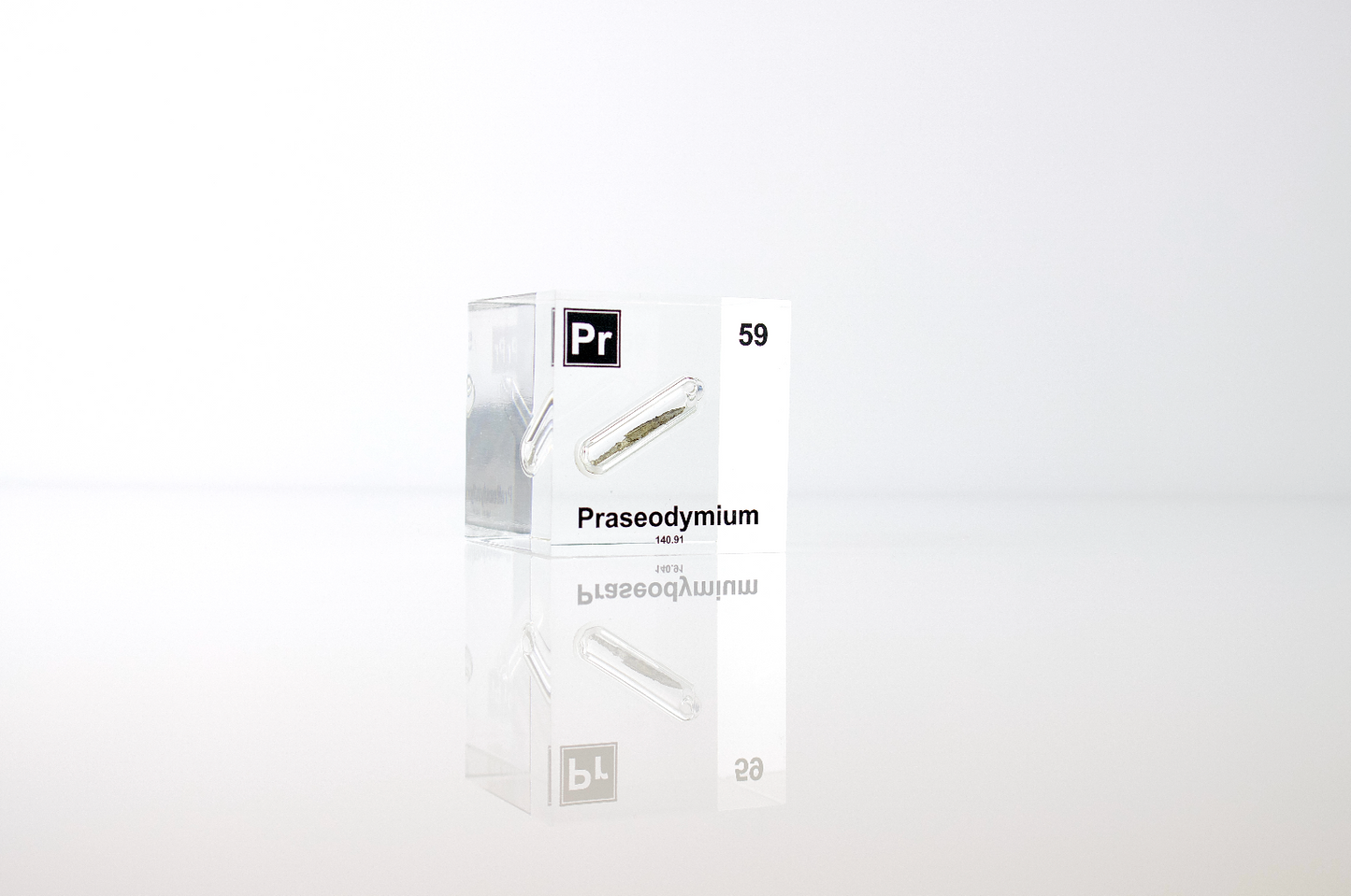 Praseodymium Element Cube