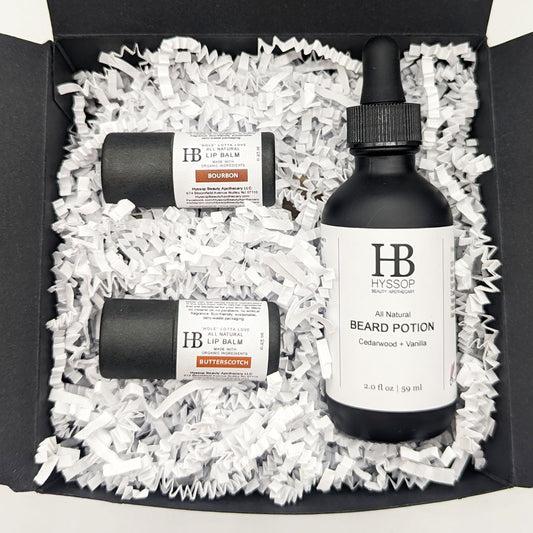 Gift Set: One Bourbon, One 'Scotch, One Beard.