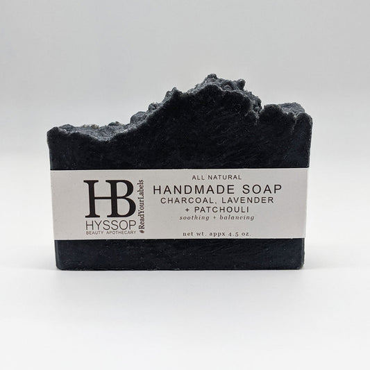 Bar Soap: Charcoal, Lavender + Patchouli - Osadia Concept Store