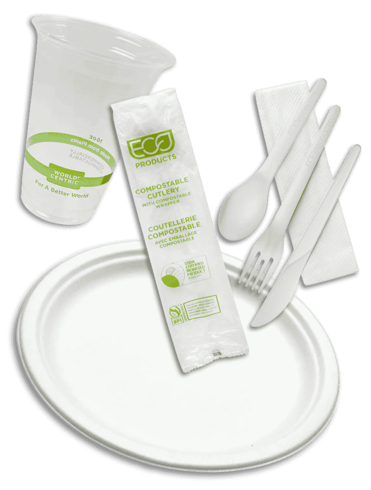 Party Kit: Plates, Cold Cups, and Cutlery (50 Sets)