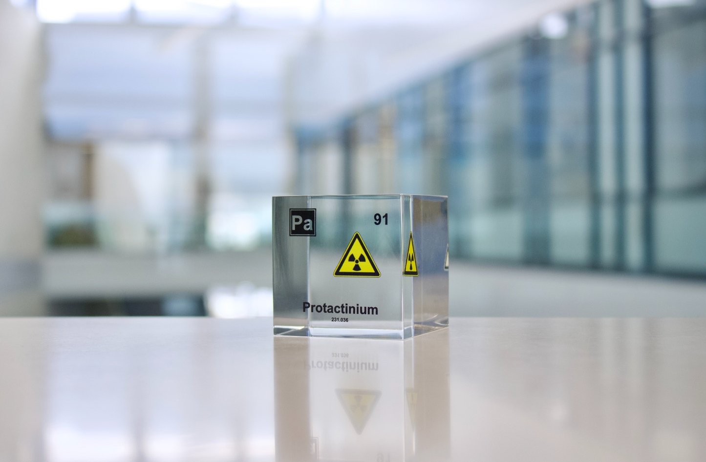Protactinium Element Cube