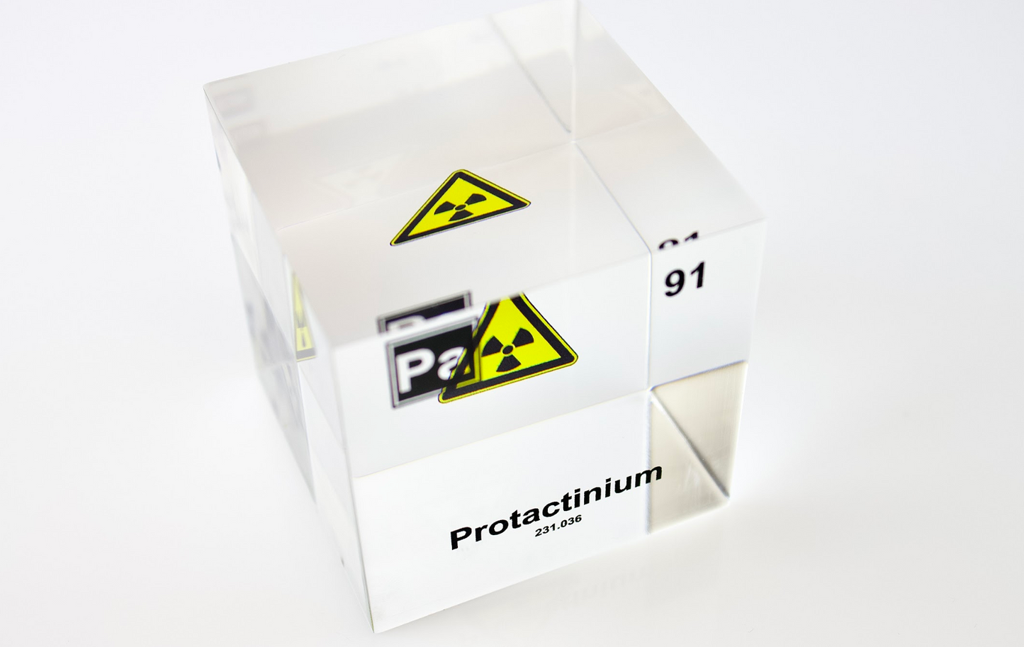 Protactinium Element Cube