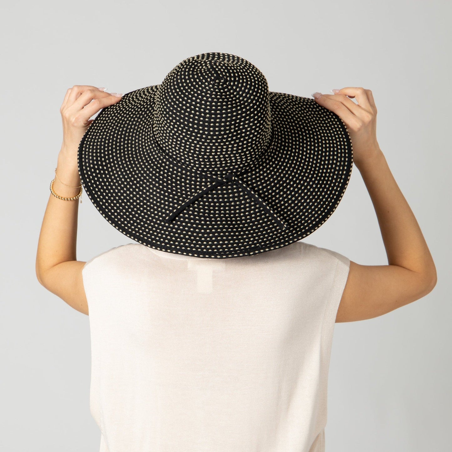 Women's Ribbon Braid Hat with Ticking