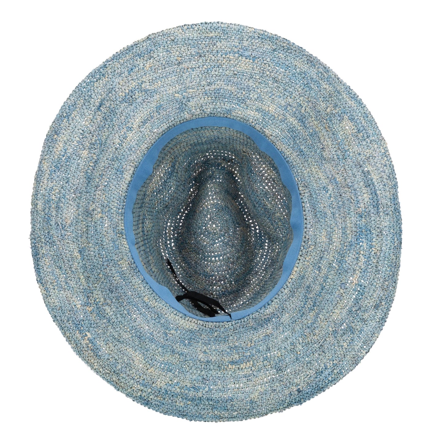 Marina Women's Crochet Raffia Fedora
