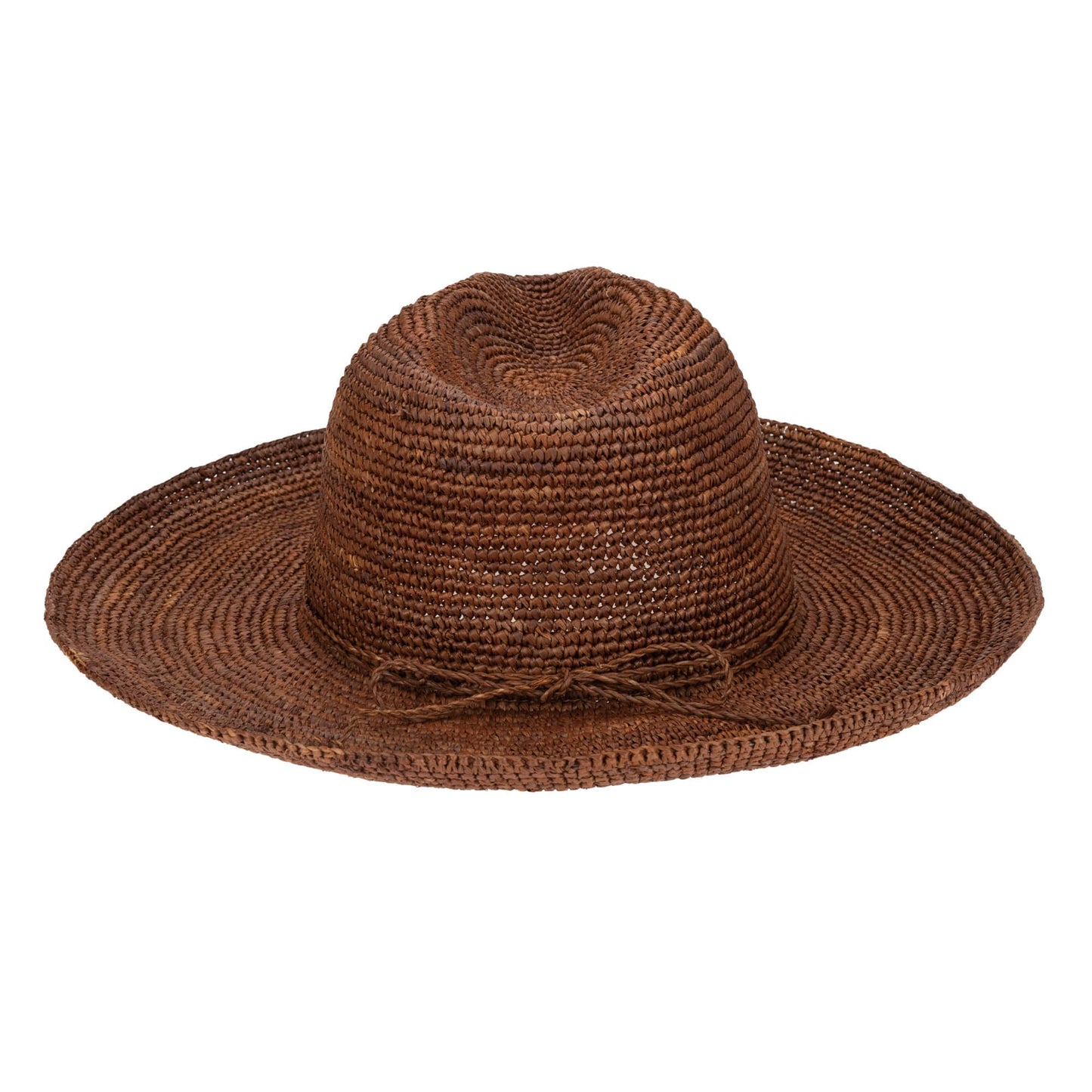 Marina Women's Crochet Raffia Fedora