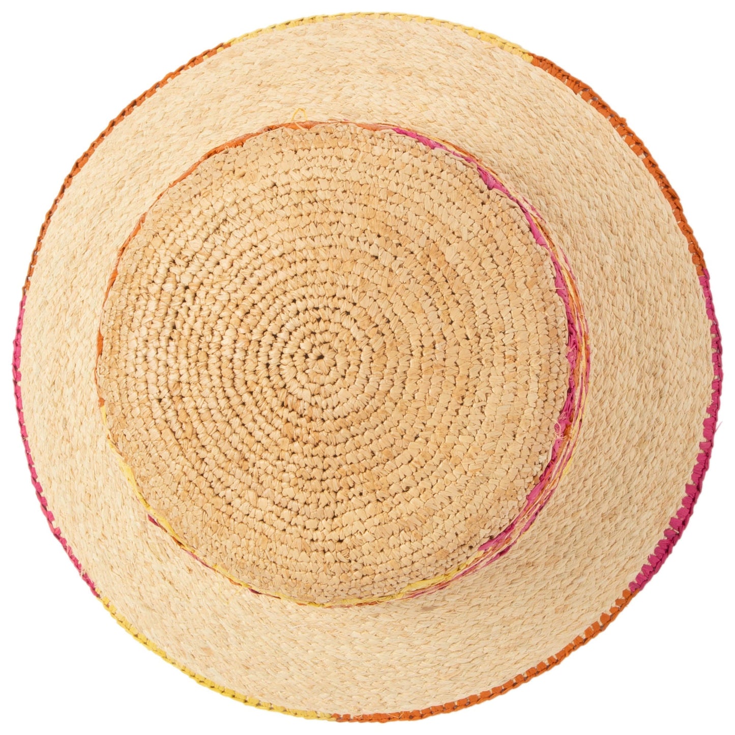 Viviana - Crochet & Braided Raffia Bucket Hat