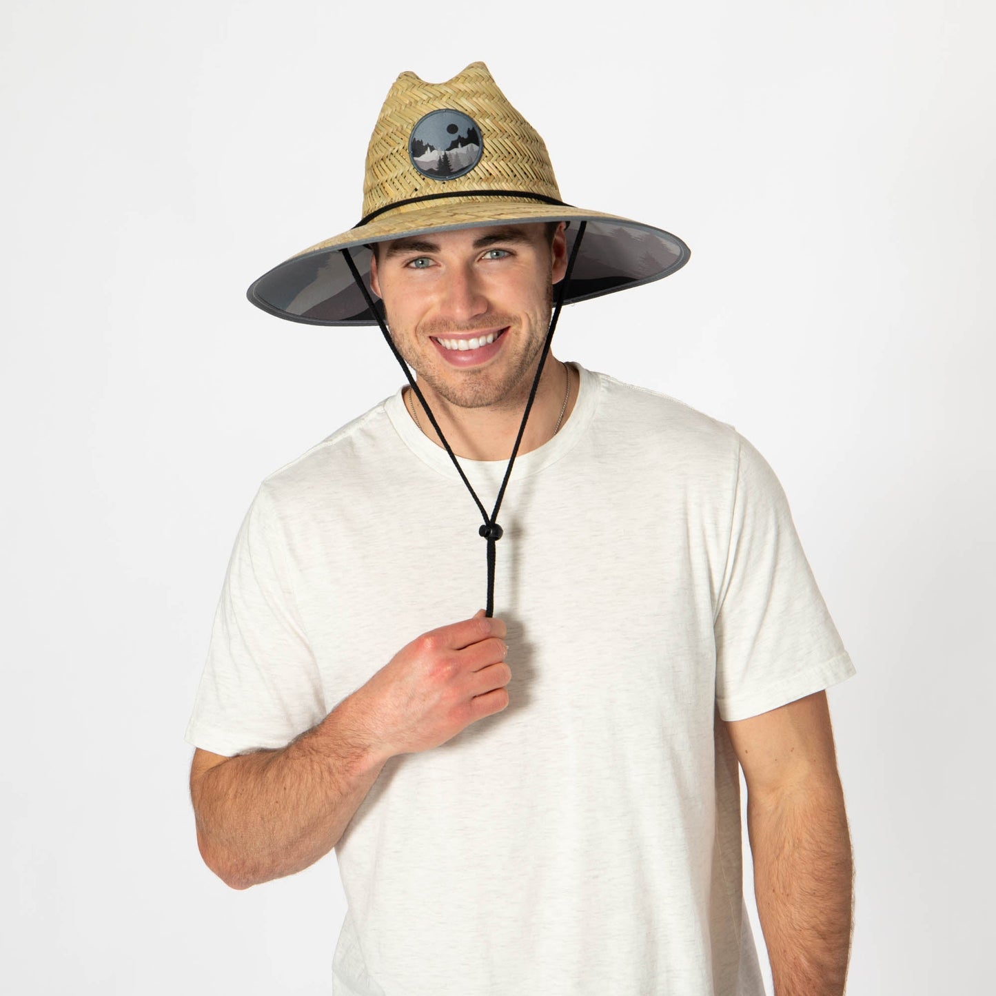 Men's Straw Lifeguard with Midnight Forest Patch