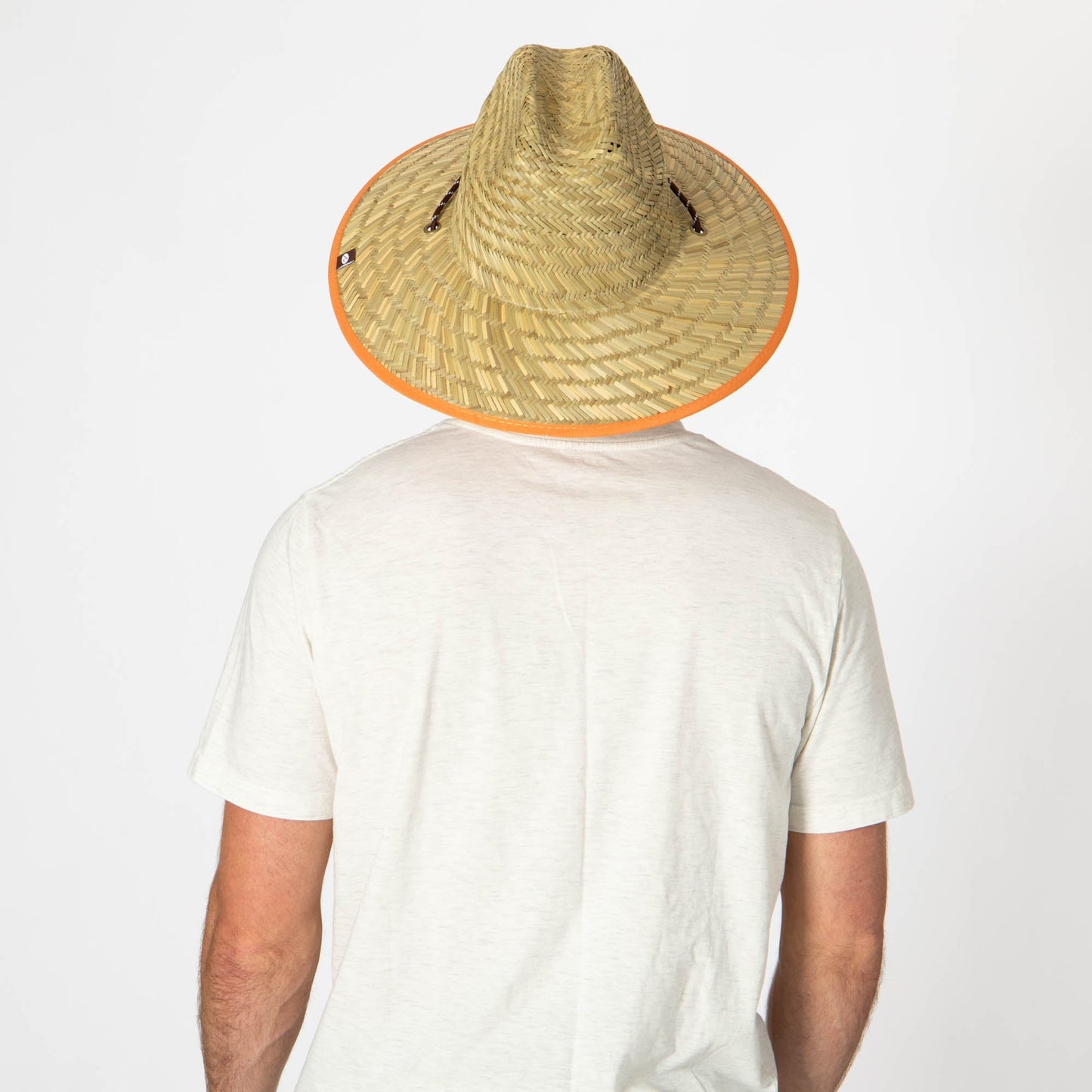 Men's Straw Lifeguard with Vintage Surf Patch