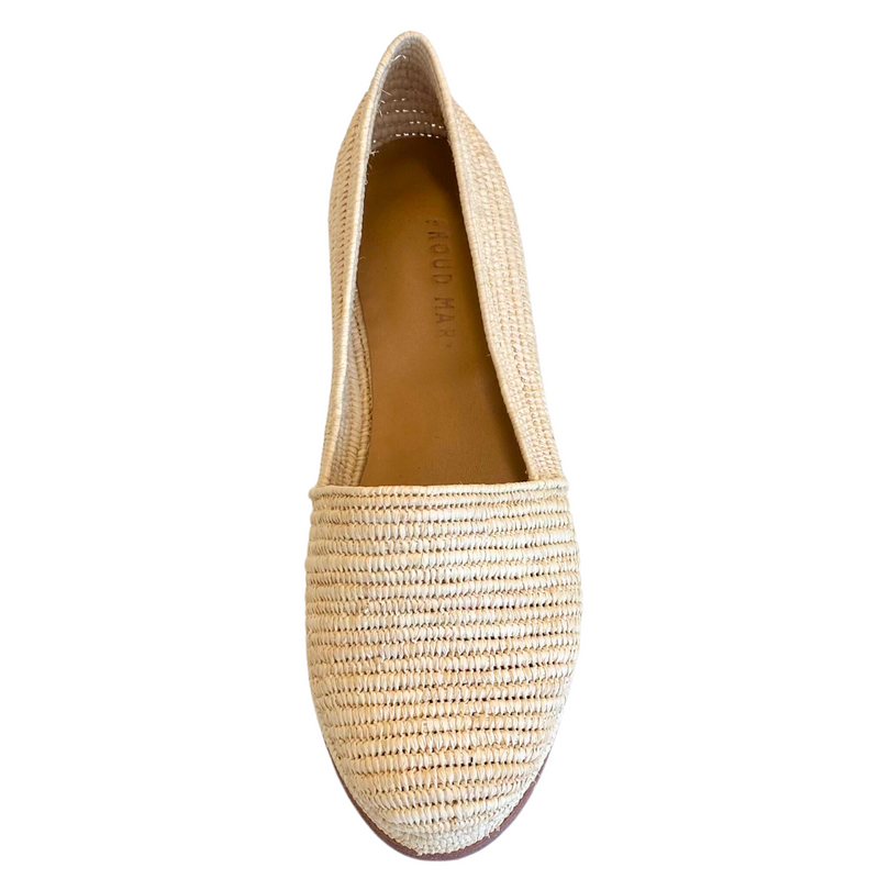 Women's Raffia Espadrille (Natural)