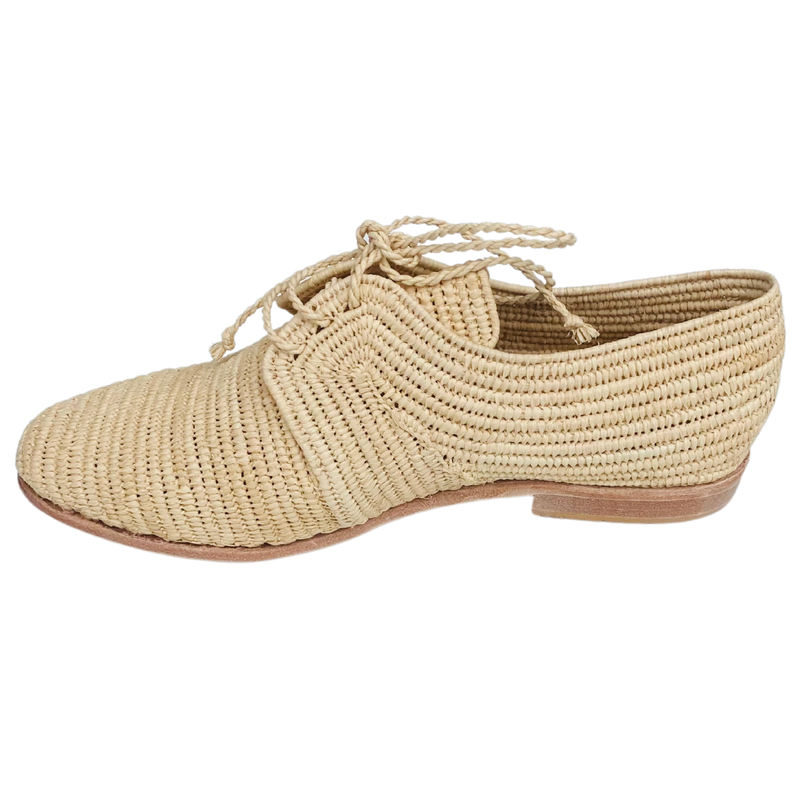 Women's Raffia Oxford (Natural)