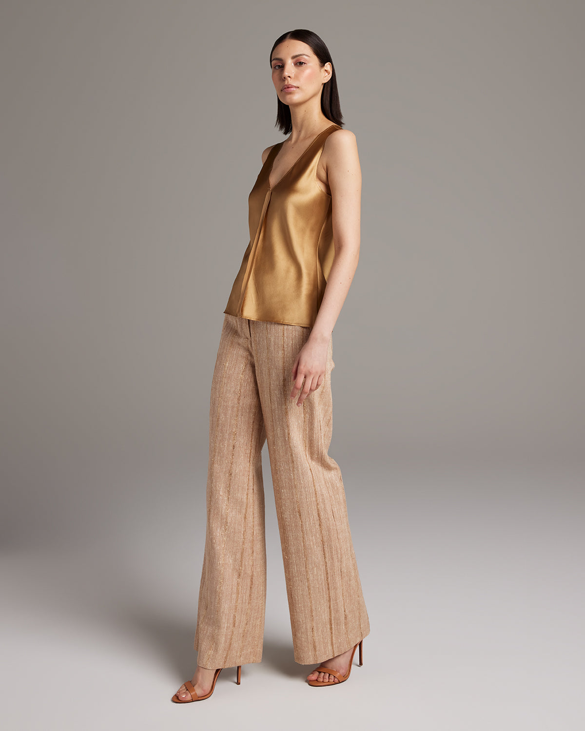 Silk Raw Edge Tank - Core