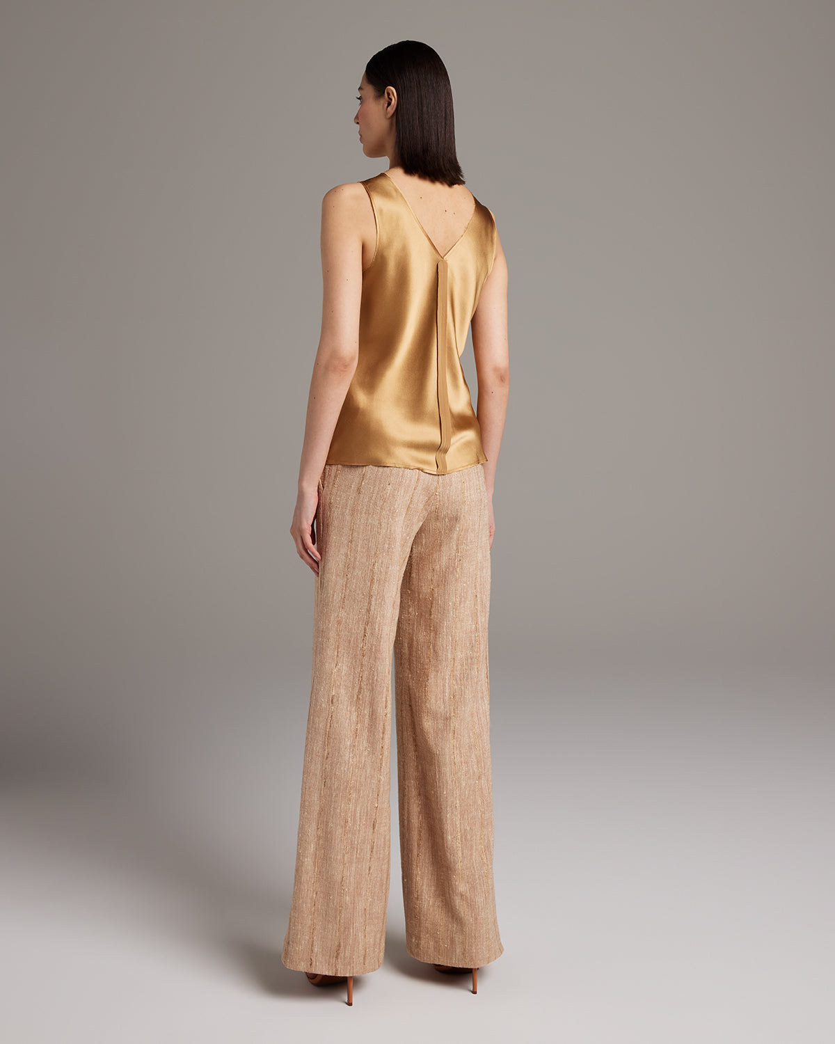 Silk Raw Edge Tank - Core