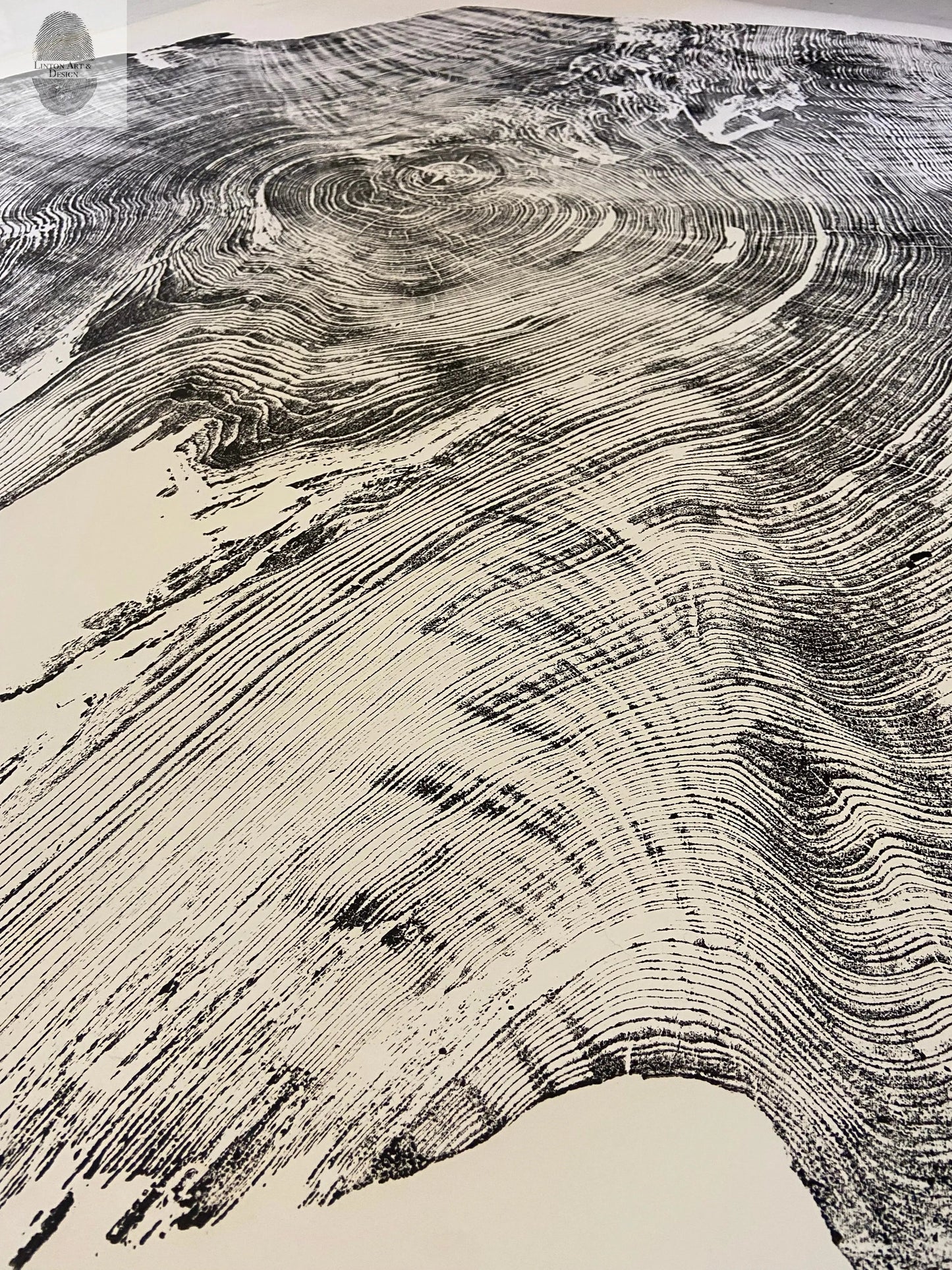 Redwood Tree, Tree Ring Print, California Coast, Wood Slice Wall Art, Huge Wall Art, Natural Wood Slices 52”x72”