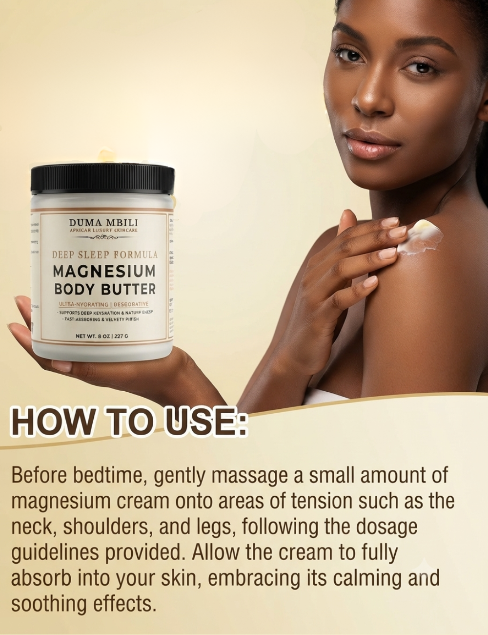 Duma Mbili Deep Sleep Magnesium Body Butter