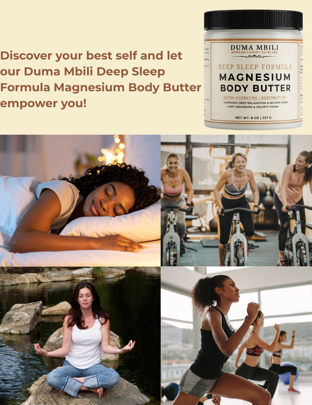 Duma Mbili Deep Sleep Magnesium Body Butter