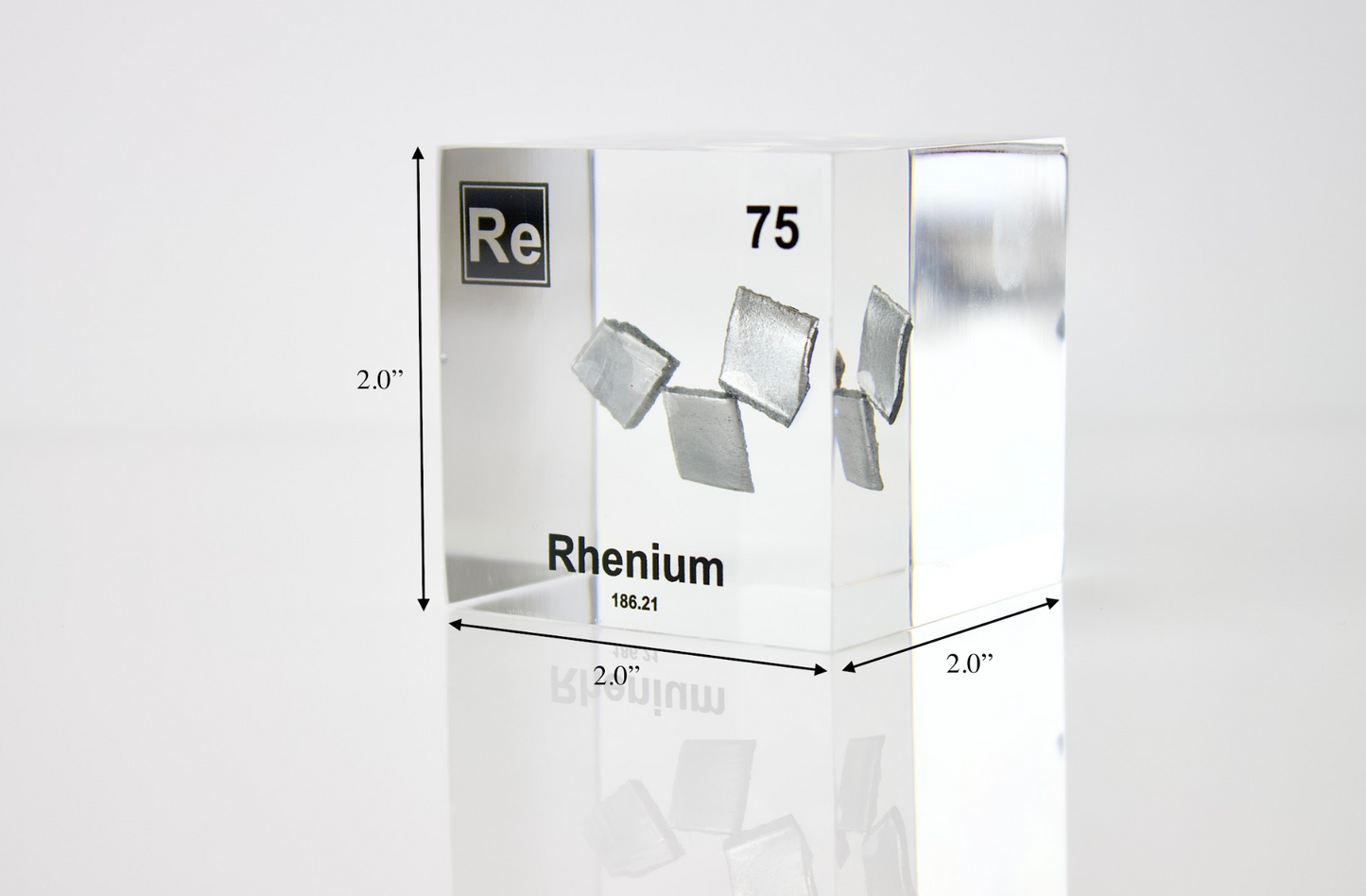 Rhenium Element Cube