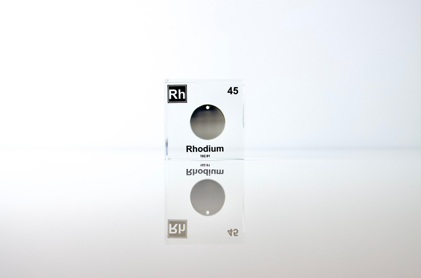 Rhodium Element Cube