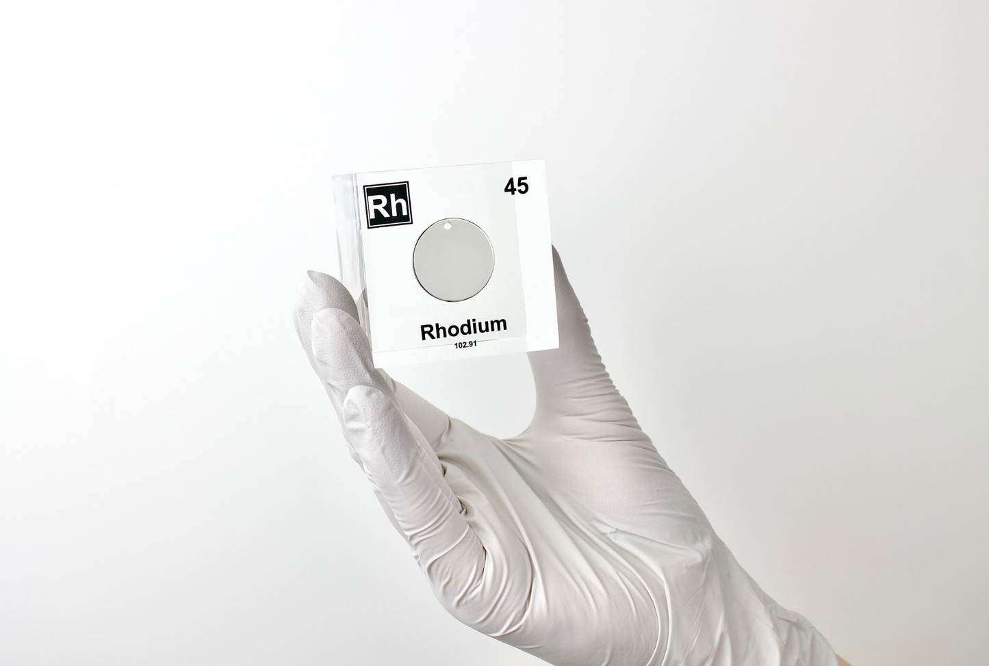 Rhodium Element Cube