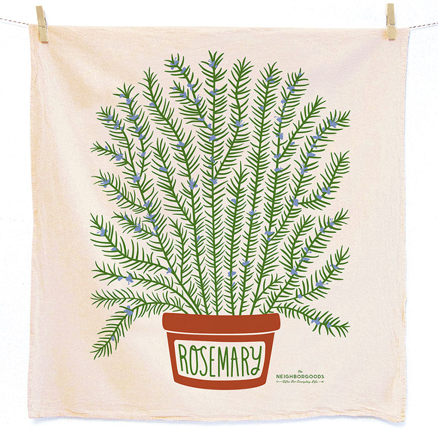 Rosemary Herb Dish Towel