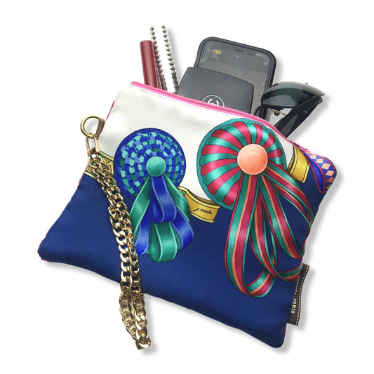 Rubans du Cheval Blanc Vintage Scarf Wristlet Bag