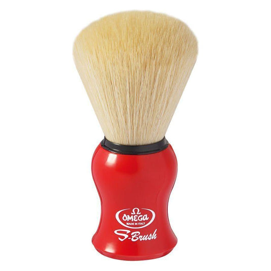 Omega Brush Synthetic Fiber Shaving Brush #10065 (Assorted Colors)