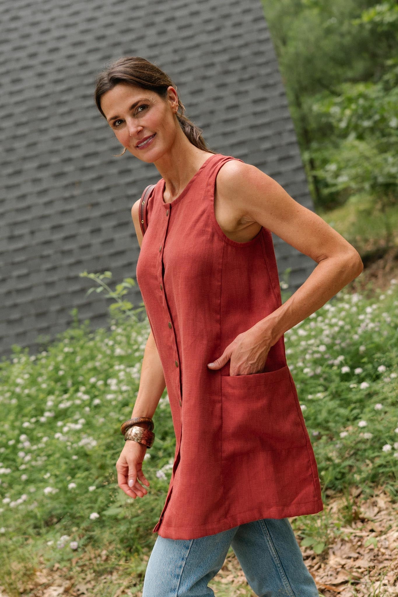 Snap Smock (Updated) in Paprika