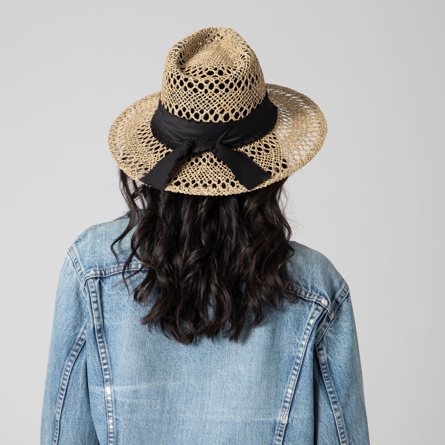 By The Sea Open Weave Fedora
