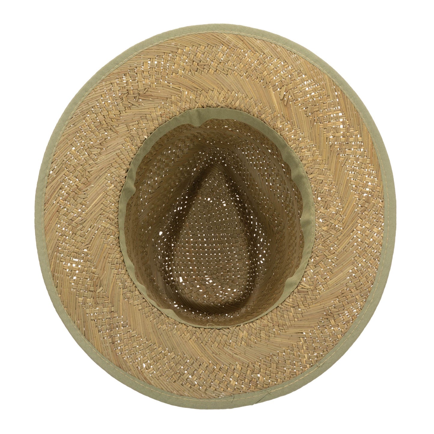 Mens Seagrass Stingy Brim Fedora