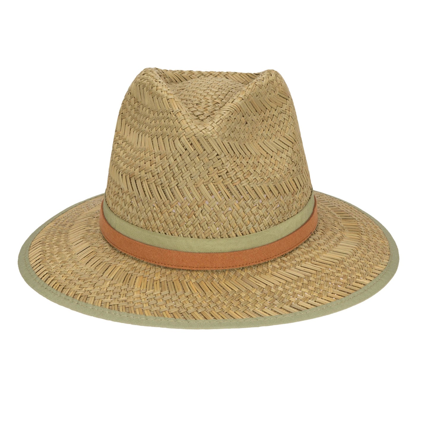Mens Seagrass Stingy Brim Fedora