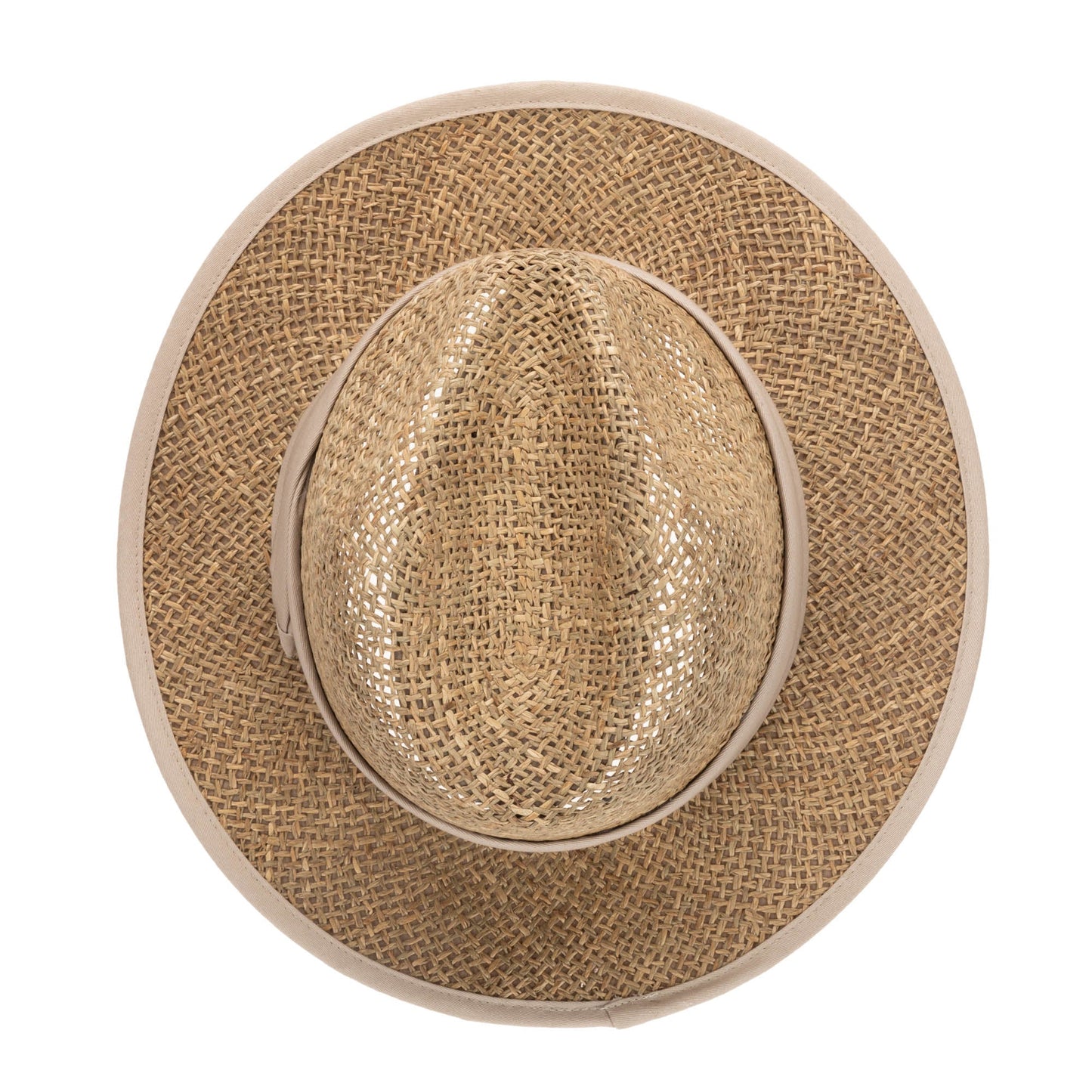 Mens Two Tone Rolled Brim Fedora