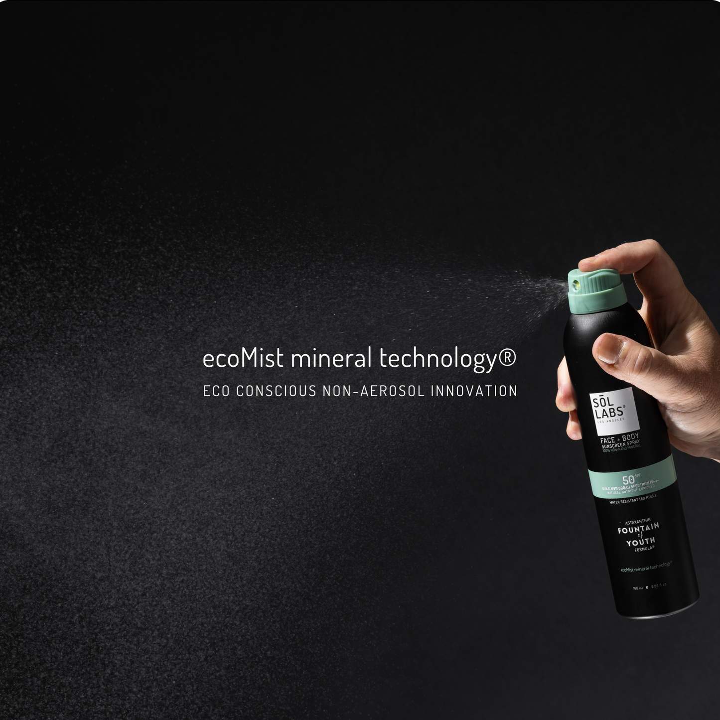 SOL LABS® Natural Mineral SPF 50 Sheer Mist - Broad Spectrum UVA/UVB Protection & Hydrating Formula - Osadia Concept Store