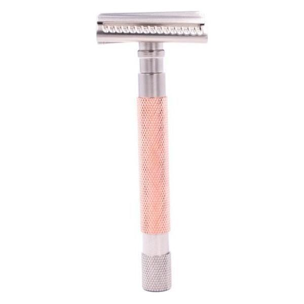 Parker 55SL-RG Rose Gold Semi Slant 3 Piece Safety Razor