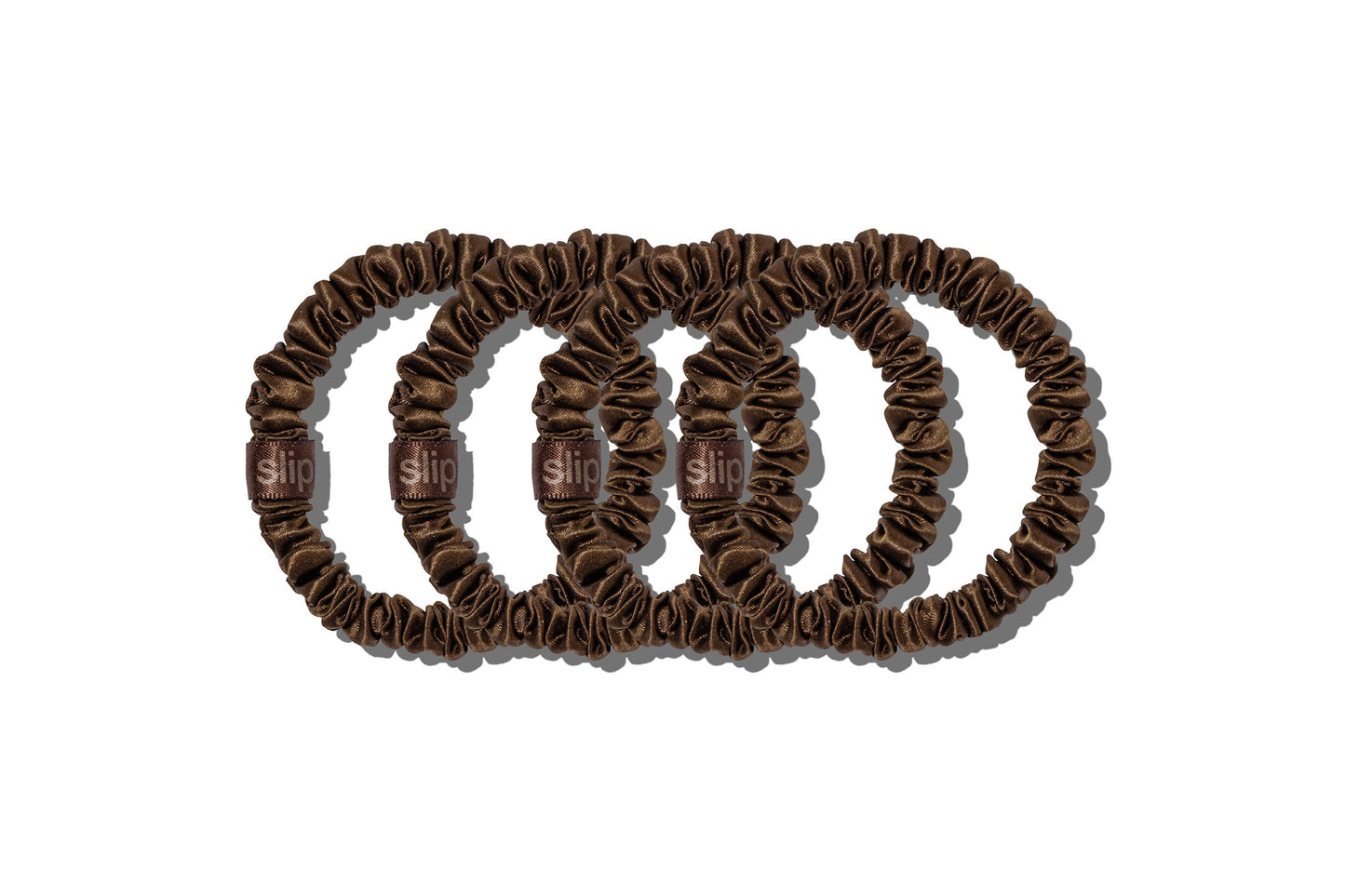 Back to Basics Dark Brown Skinny Scrunchies