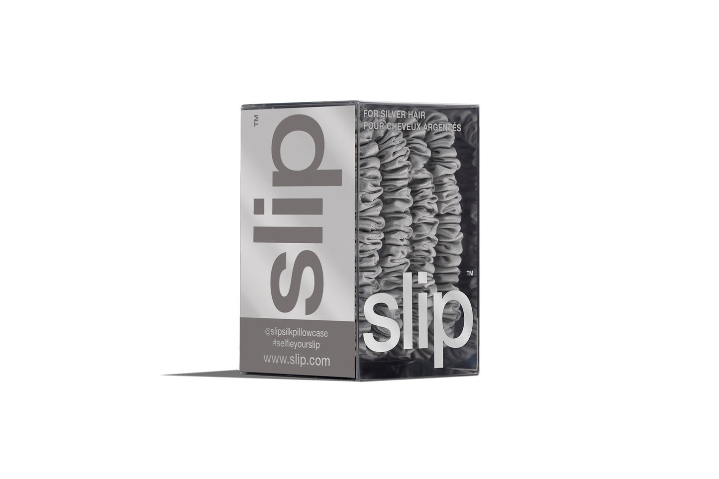 Back to Basics Silver Skinny Scrunchies